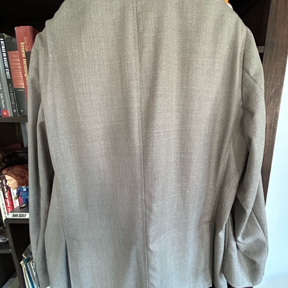 TESSUTO ITALIANO DORIANO Mens Sport Coat Blazer BIELLA ITALY 48R BEIGE - Picture 5 of 5